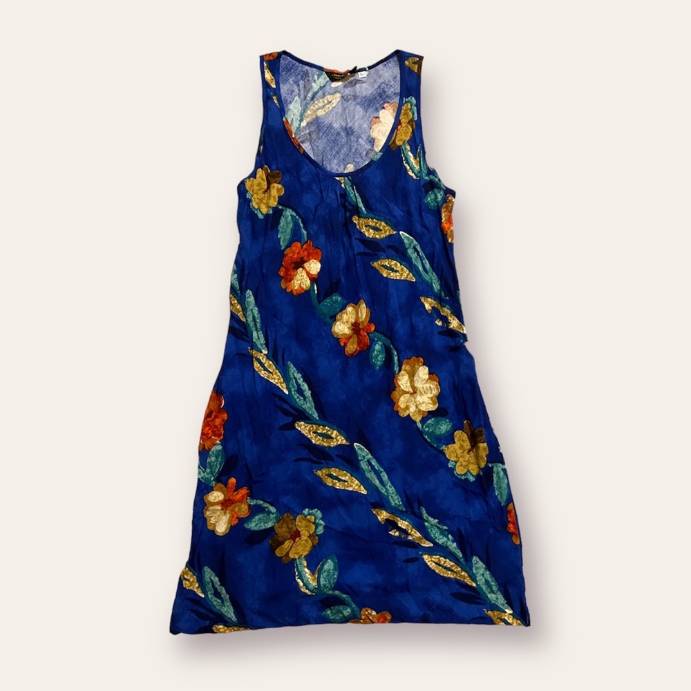 Jams world serio blue floral dress L